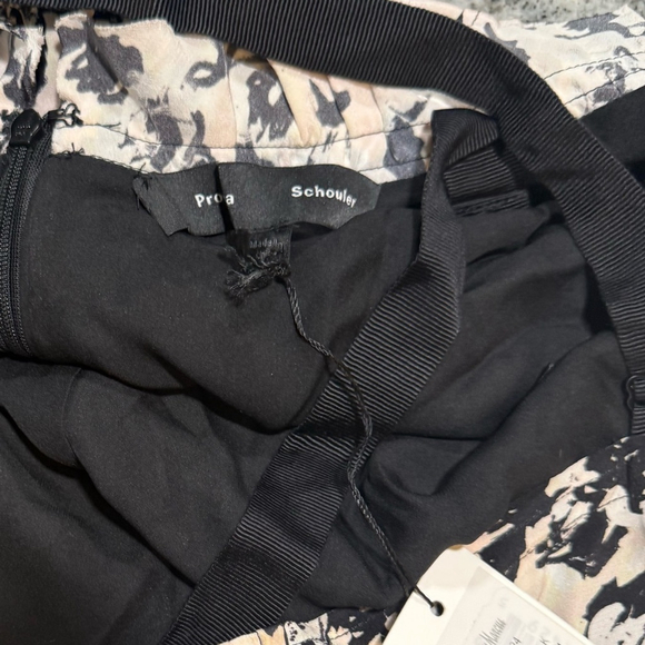 Proenza Schouler Scribble-Rose Crisscross Back Dress - Picture 11 of 15